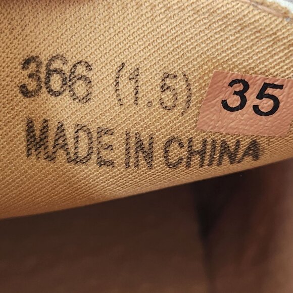 Dadawen Women's Tan Apricot Patent Oxford Platform Wingtip Brogues Casual Retro - Picture 7 of 11